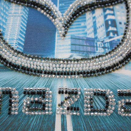 DIY Bead Embroidery Kit "MAZDA"  5.9"x5.9" / 15.0x15.0 cm