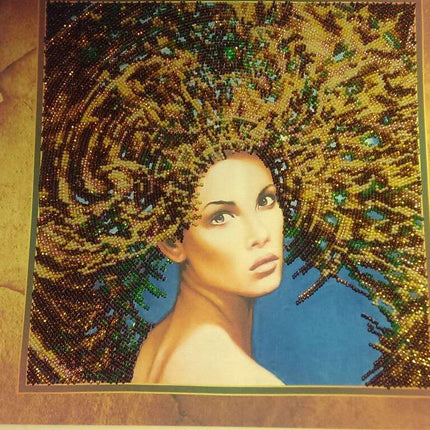 DIY Bead Embroidery Kit "The Four Elements – Earth" 12.6"x12.6" / 32.0x32.0 cm