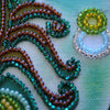 DIY Bead Embroidery Kit "Scorpio" 8.7"x8.7" / 22.0x22.0 cm