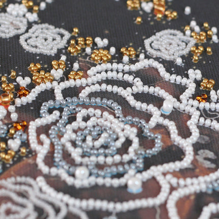 DIY Bead Embroidery Kit "In the moonlight" 11.8"x16.5" / 30.0x42.0 cm
