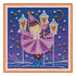 DIY Bead Embroidery Kit "Star dance"  5.9"x5.9" / 15.0x15.0 cm