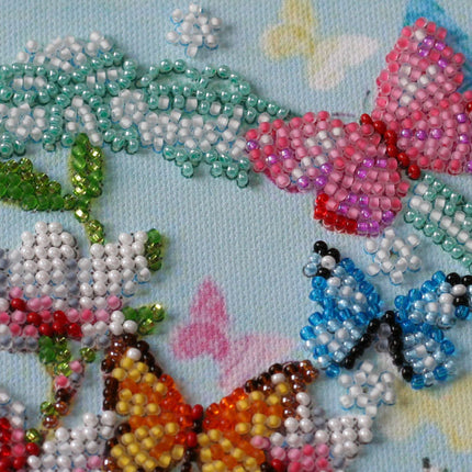 DIY Bead Embroidery Kit "Keys to the spring"