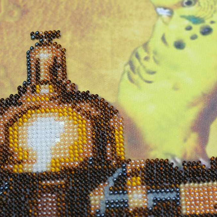 DIY Bead Embroidery Kit "Riding" 11.8"x11.8" / 30.0x30.0 cm
