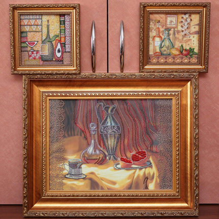 DIY Bead Embroidery Kit "Roshan" 15.7"x11.8" / 40.0x30.0 cm