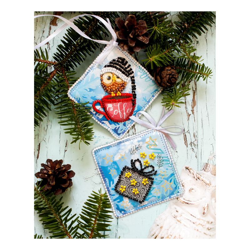 DIY Christmas tree toy kit "Winter owl"