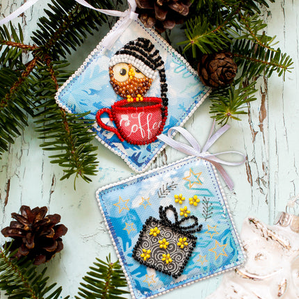 DIY Christmas tree toy kit "Winter owl"