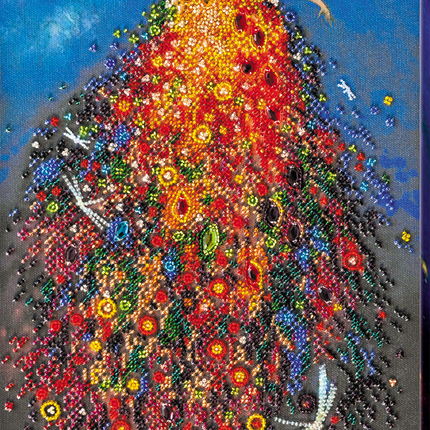 DIY Bead Embroidery Kit "Wake up me...." 9.4"x20.9" / 24.0x53.0 cm