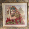 Canvas for bead embroidery "Flowers of India" 11.8"x11.8" / 30.0x30.0 cm