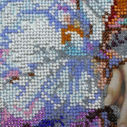 DIY Bead Embroidery Kit "Spring mood" 11.0"x14.6" / 28.0x37.0 cm