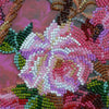 DIY Bead Embroidery Kit "Pink tenderness" 11.8"x8.7" / 30.0x22.0 cm