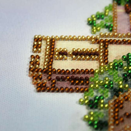 DIY Bead Embroidery Kit "Cose to nature" 16.5"x11.8" / 42.0x30.0 cm