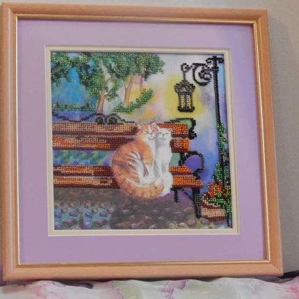 Canvas for bead embroidery "The Alliance" 7.9"x7.9" / 20.0x20.0 cm