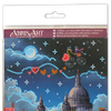 DIY Bead Embroidery Kit "Romantic trip"  5.9"x5.9" / 15.0x15.0 cm