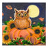 DIY Bead Embroidery Kit "Night guest"  5.9"x5.9" / 15.0x15.0 cm