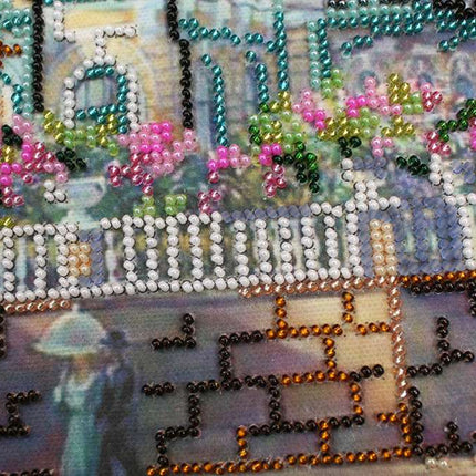 DIY Bead Embroidery Kit "The province" 20.1"x12.6" / 51.0x32.0 cm