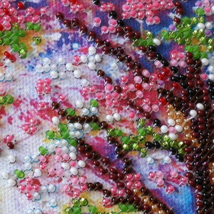 DIY Bead Embroidery Kit "Bridge into the spring"