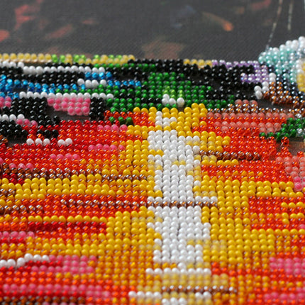 DIY Bead Embroidery Kit "Мotorship" 19.3"x11.8" / 49.0x30.0 cm