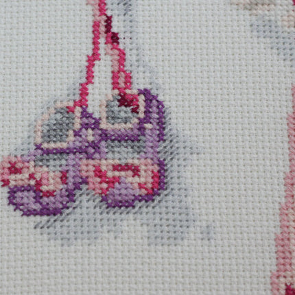 DIY Cross Stitch Kit "Baby. Girl" 9.1"x12.8"