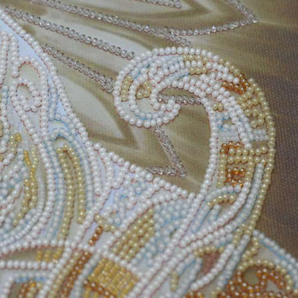 DIY Bead Embroidery Kit "Bast" 12.2"x18.5" / 31.0x47.0 cm