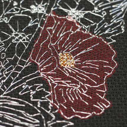 DIY Cross Stitch Kit "Feather-1" 6.7"x8.7"