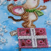 DIY Bead Embroidery Kit "Winter miracle"  5.9"x5.9" / 15.0x15.0 cm