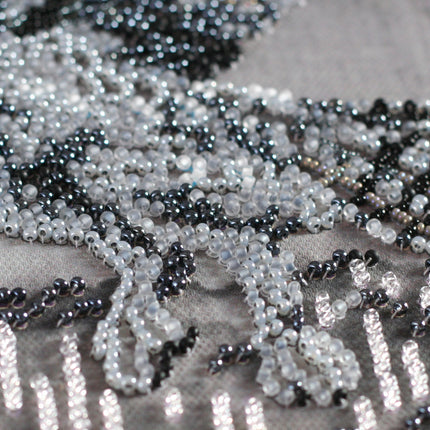 DIY Bead Embroidery Kit "Night flight" 15.0"x11.4" / 38.0x29.0 cm