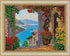 DIY Bead Embroidery Kit "Alupka" 11.8"x9.1" / 30.0x23.0 cm