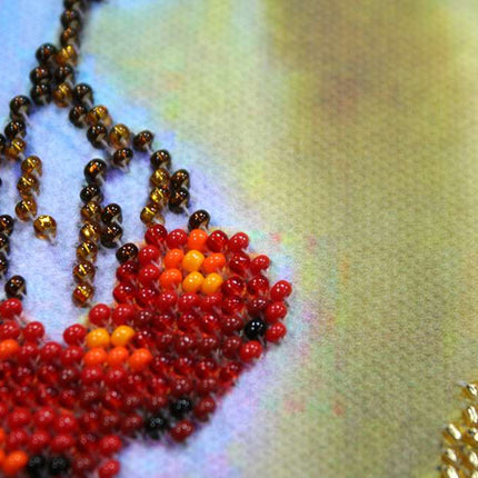 DIY Bead Embroidery Kit "The Rowan Tree" 11.8"x16.9" / 30.0x43.0 cm