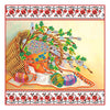 Canvas for bead embroidery "Happy Easter" 7.9"x7.9" / 20.0x20.0 cm