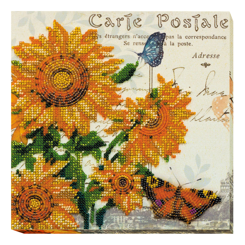 DIY Bead Embroidery Kit "Sunny mood"