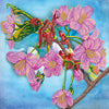 Canvas for bead embroidery "Apple blossom" 11.8"x11.8" / 30.0x30.0 cm