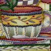 DIY Bead Embroidery Kit "Tea-party"  5.9"x5.9" / 15.0x15.0 cm
