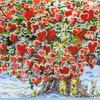 DIY Bead Embroidery Kit "Tree of love" 14.6"x10.6" / 37.0x27.0 cm