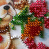 DIY Bead Embroidery Kit "In to the happiness"  5.9"x5.9" / 15.0x15.0 cm