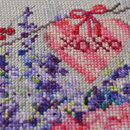 DIY Cross Stitch Kit "With tender and love" 10.2"x12.2"