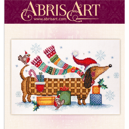 DIY Cross Stitch Kit "I am feeling a holiday" 11.8"x7.9"