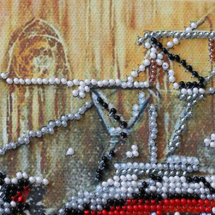 DIY Bead Embroidery Kit "Tram of wishes"