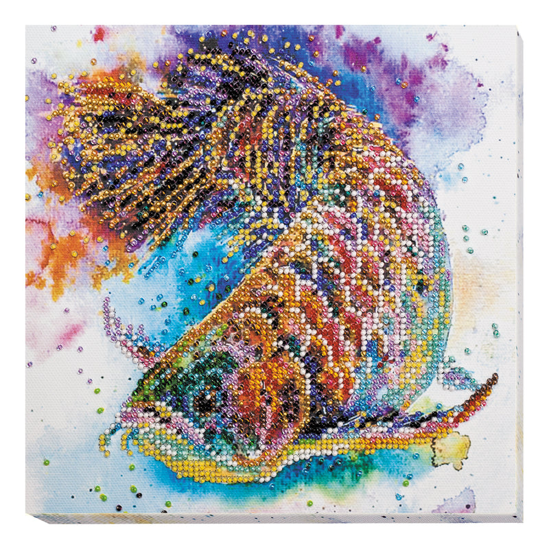 DIY Bead Embroidery Kit "Good luck fish"