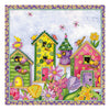 Canvas for bead embroidery "Friendly neighbors" 7.9"x7.9" / 20.0x20.0 cm