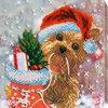 DIY Bead Embroidery Kit "New Year`s Miracle" 7.9"x9.8" / 20.0x25.0 cm