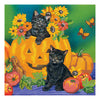 Canvas for bead embroidery "Halloween" 7.9"x7.9" / 20.0x20.0 cm