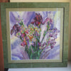 Canvas for bead embroidery "Aquarelle Irises" 11.8"x11.8" / 30.0x30.0 cm
