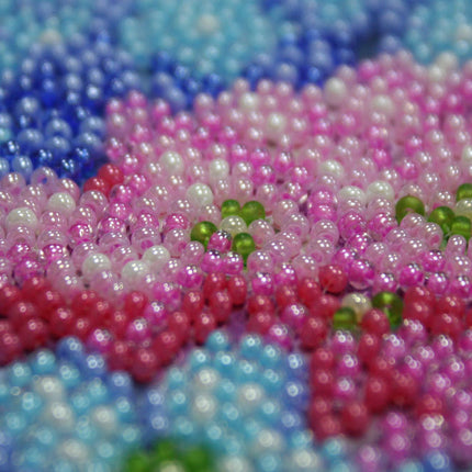 DIY Bead Embroidery Kit "Gentle hydrangeas"