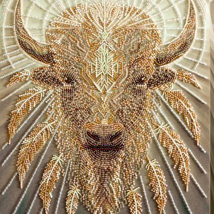 DIY Bead Embroidery Kit "Good gift" 9.8"x13.4" / 25.0x34.0 cm