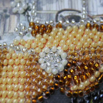 DIY Bead Embroidery Kit "Tafra-11"  5.9"x5.9" / 15.0x15.0 cm