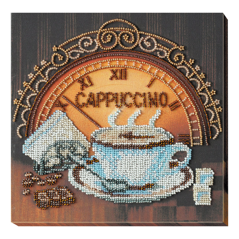 DIY Bead Embroidery Kit "Сoffee and chocolate"