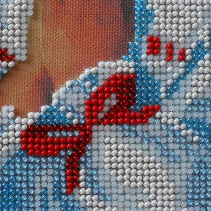 DIY Bead Embroidery Kit "Prayer" 9.4"x11.8" / 24.0x30.0 cm