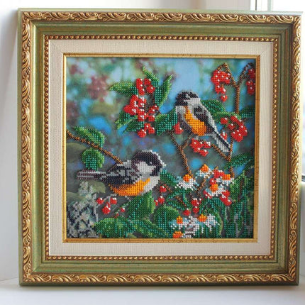 Canvas for bead embroidery "Morning Forest" 7.9"x7.9" / 20.0x20.0 cm