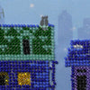 DIY Bead Embroidery Kit "The night city"  5.9"x5.9" / 15.0x15.0 cm
