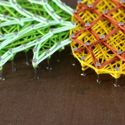 String Art Creative DIY Kit "Pineapple" 7.5"x11.4" / 19.0x29.0 cm